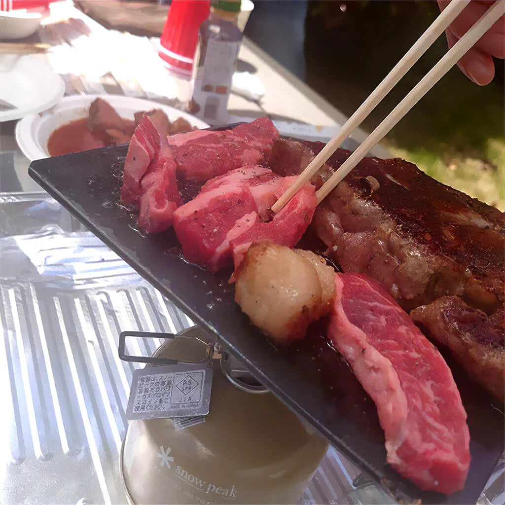 【小鉄】BBQ鉄板 ソロキャンプ 4.5mm A5サイズ(送料無料)